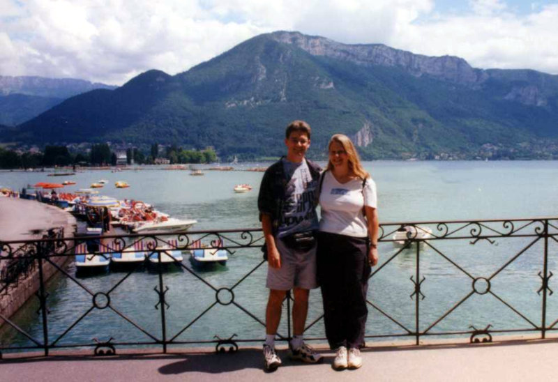 Steve and Heather in Annecy, France in 2000