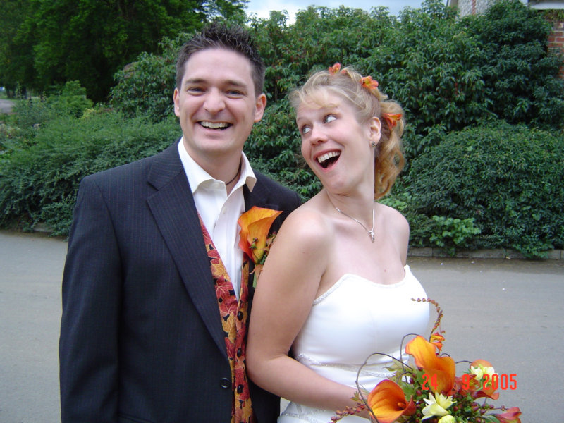 Steve and Heather's wedding, 2005