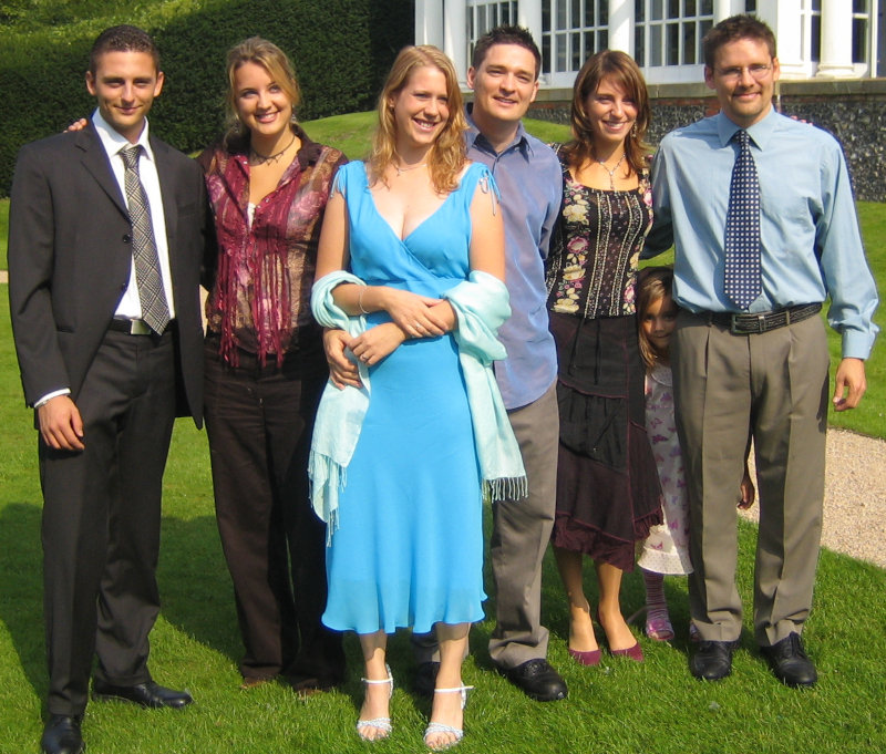 Steve and Heather's wedding in 2005