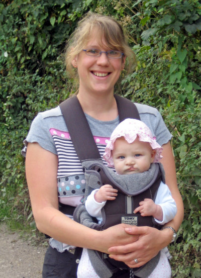 Walkies with Natasha in 2007