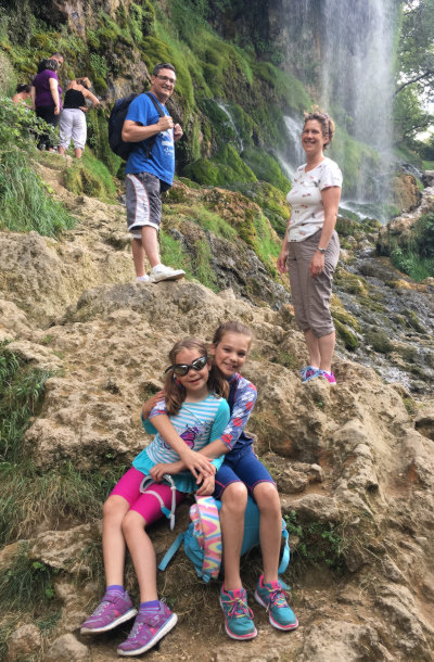 a French waterfall