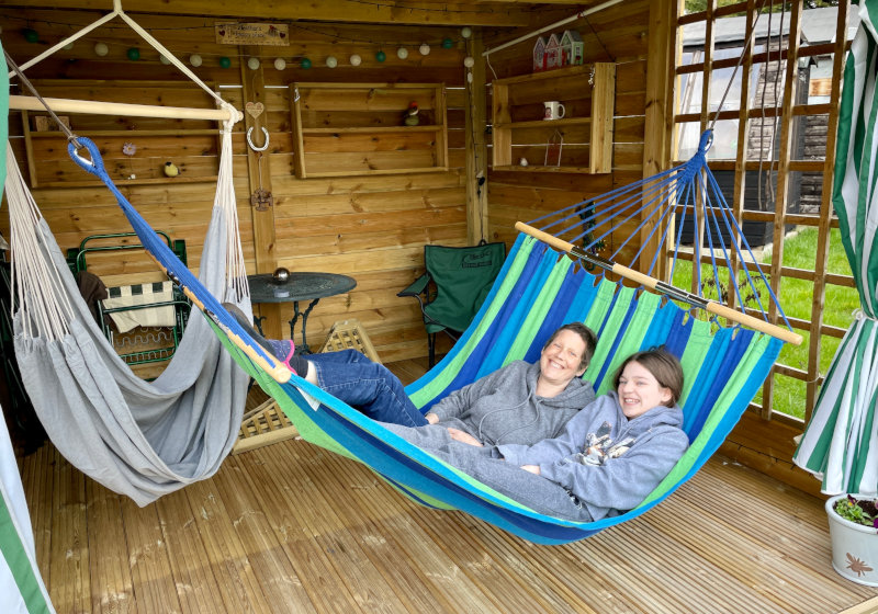 Heather's Happy Place - the garden gazebo