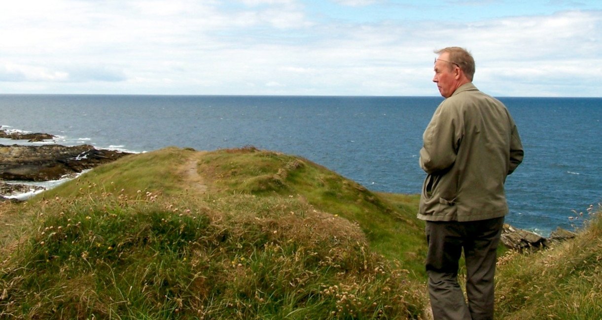 Ian looking out to sea