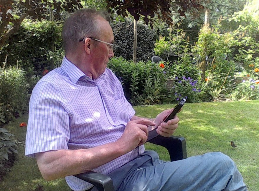 in the garden