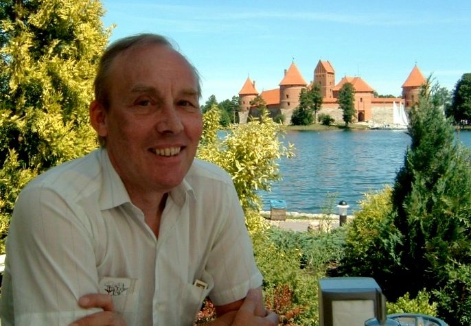 Ian on holiday in Vilnius