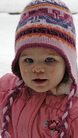 snow baby - photo by John snow baby