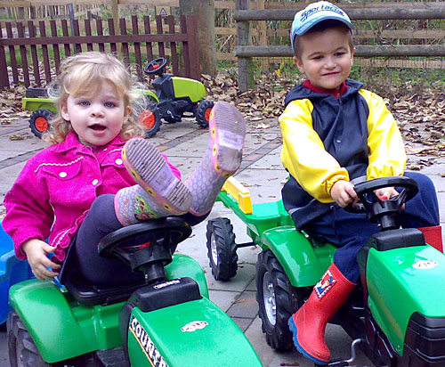 playing with Sam in reopened Godstone farm - photo by Heather playing with Sam in reopened Godstone farm - photo by Heather