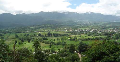 Pai from the temple on the hill