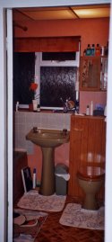 lighted ceiling, new floor covering, lots of antique pine effect
