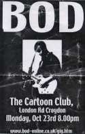 Bod, The Cartoon Club, 23 Oct 2002