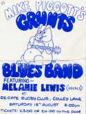 Mike Piggott's Grunts featuring Melanie Lewis, R3Club, 18 Aug 1984