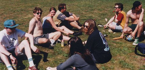 Stuart, Kes, Fi, Si, Pip, Bob, Mark & Ro