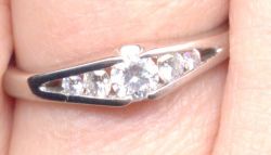 platinum and diamond engagement ring