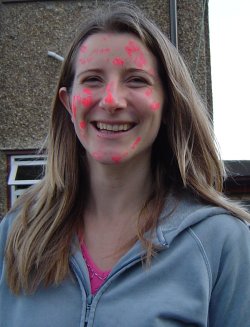 face painting by Ruth (aged 3)