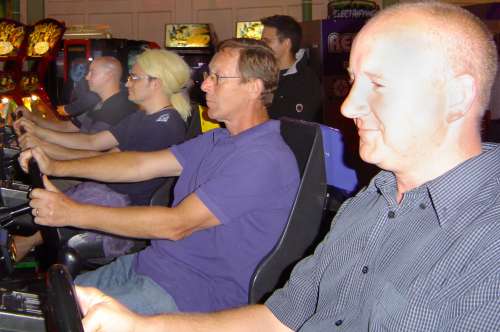 drunken Daytona-style car-racing video-gaming ... thing