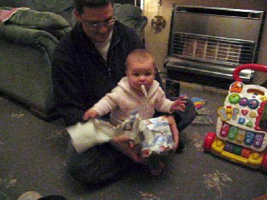 pressie rip video clip video clip of Natasha opening Marion Wassell's present