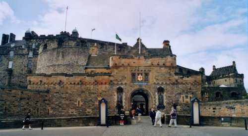 the castle main entrance
