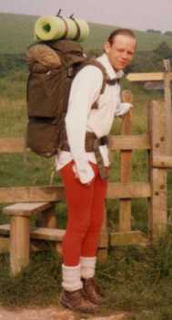 Paul demonstrates the use of the dog stile