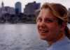 Heather on the ferry