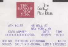 proof - I went to wall street ... and got my card refused.