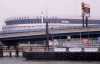 Yankee stadium from the river