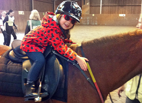 Zoe horseriding